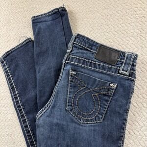Big Star Miki Jeans Womens 32x31 Stretch Thick Stitch Y2K Western Rock Rodeo